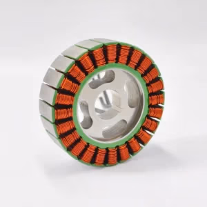 Electric vehicle hub motor stator