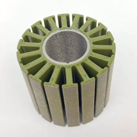 Brushless electric motor outer stator core