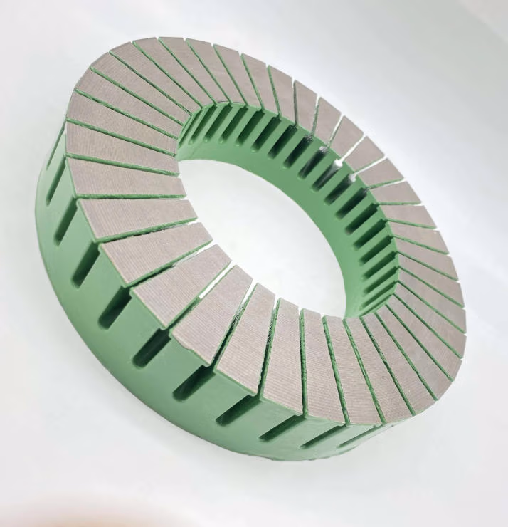 axial flux motor stator core robot