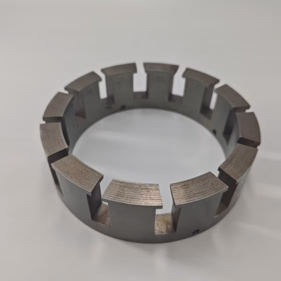 Axial flux motor stator testing