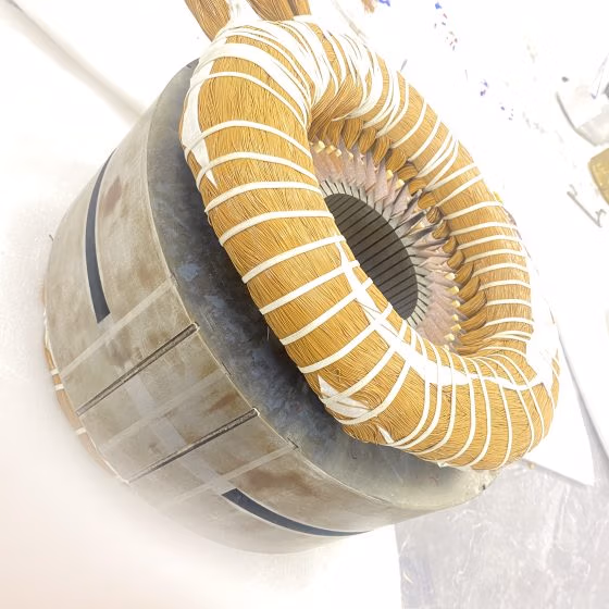 Motor winding stator