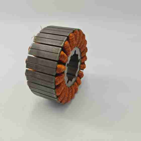 Conventional motor stator iron core