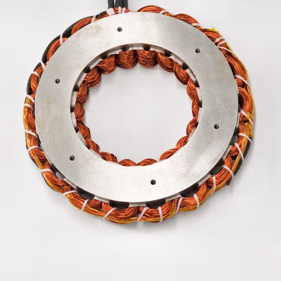 Winding scheme on motor stator laminations