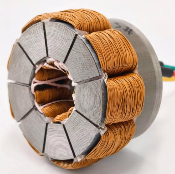 Axial Flux Motor Winding Process