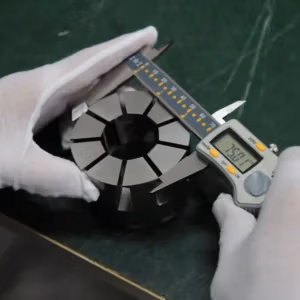 Axial flux motor core and winding structure