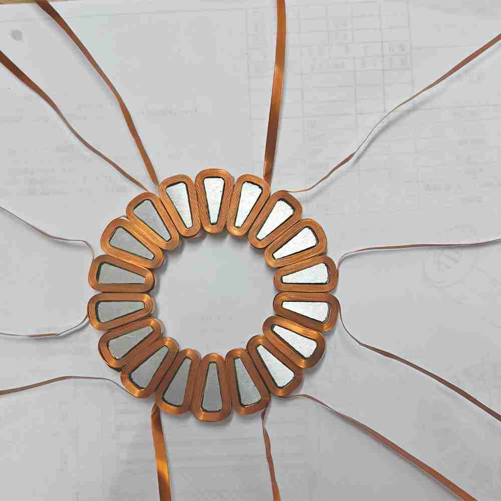 BEST disc motor stator winding