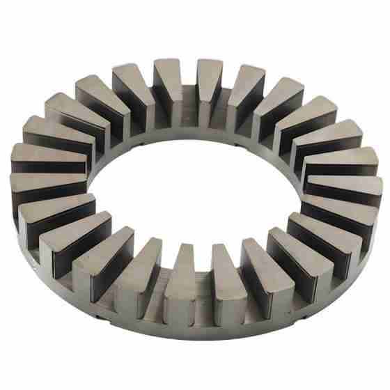 Disk type stator core