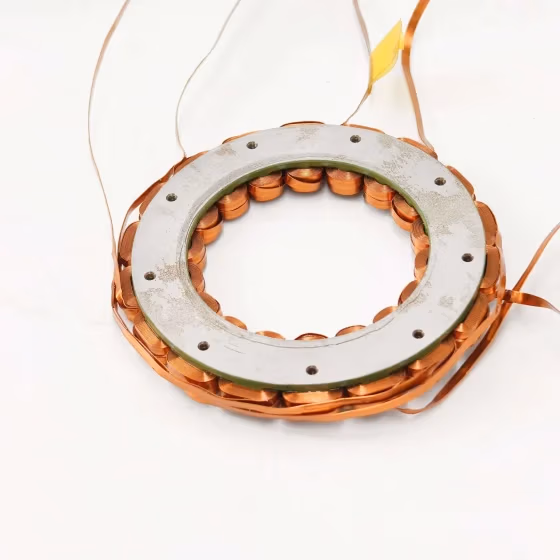 Flat wire stator winding technology for compact high-efficiency motors