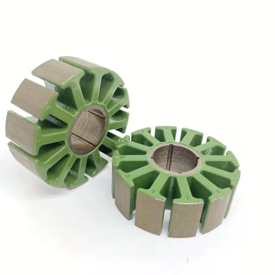 Laminated silicon steel sheet structure for high-efficiency motor cores