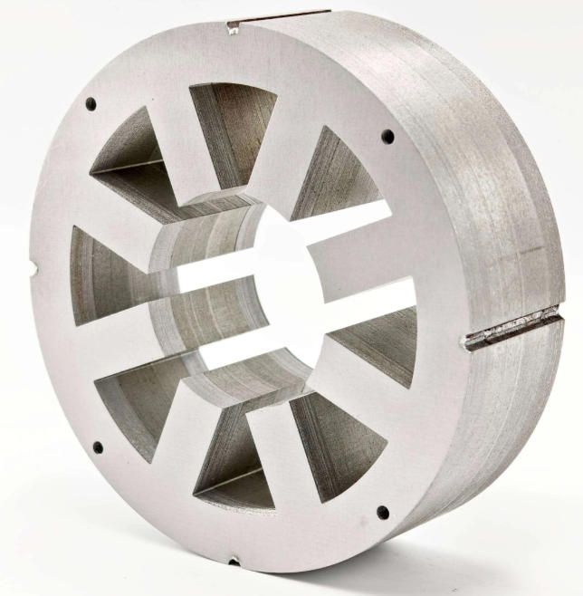 Magnetic bearing stator core