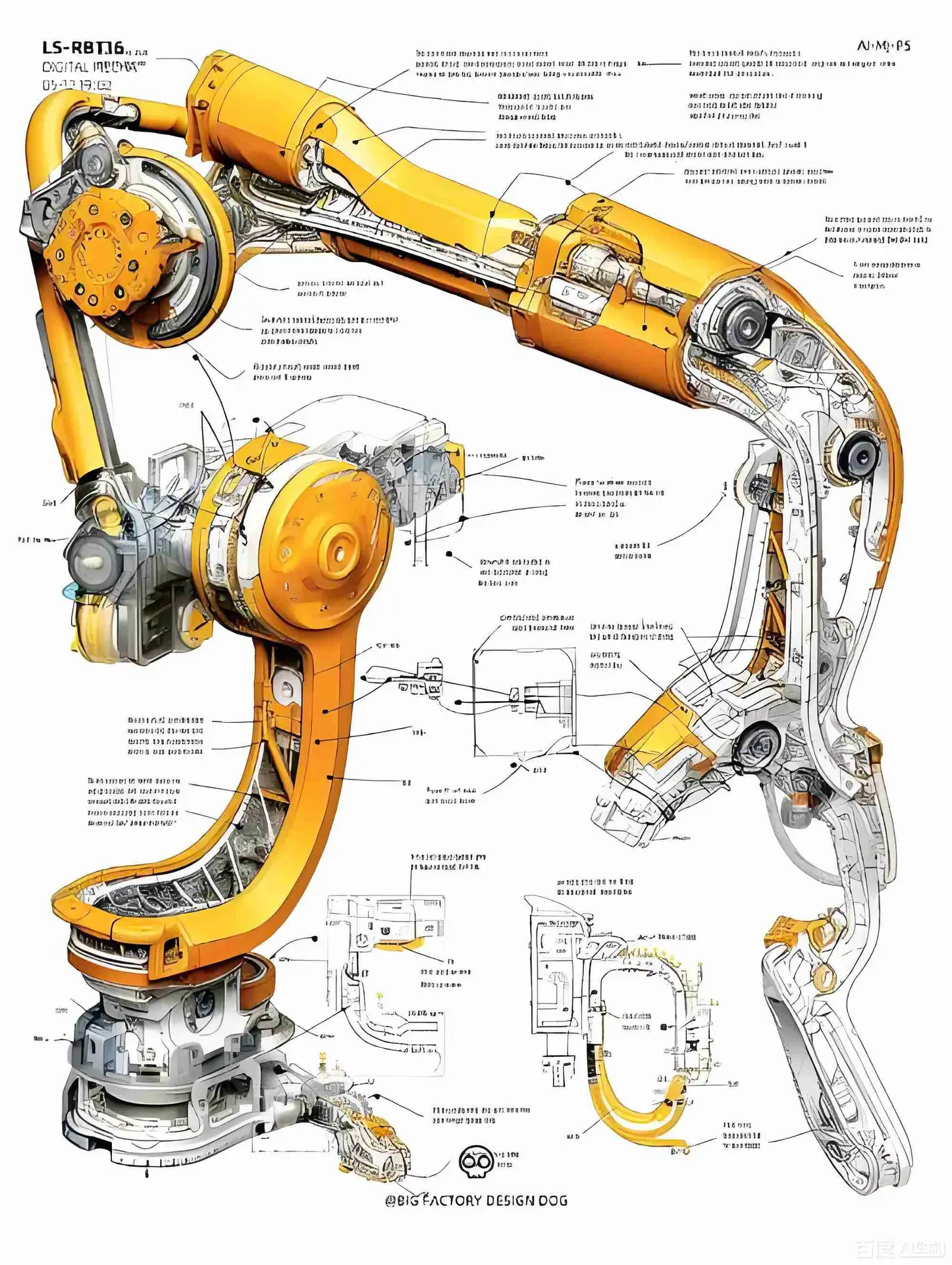 articulated robotic arms