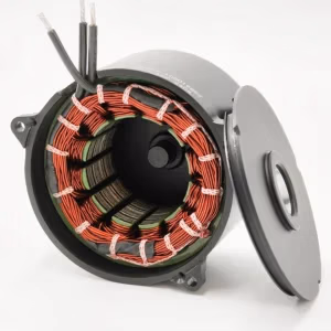Rotor shaft and lamination stack for efficient power conversion