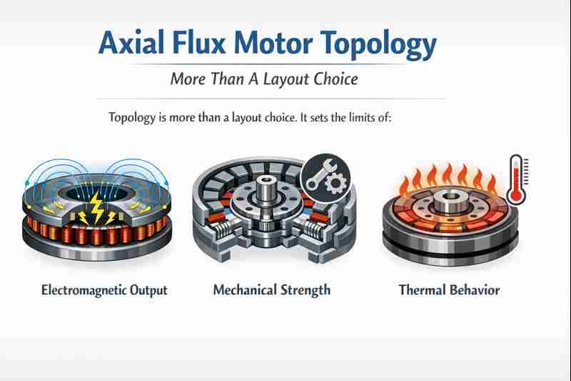 Axial flux motor design
