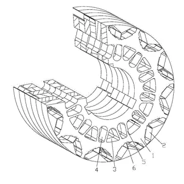 Motor rotors for new energy vehicles