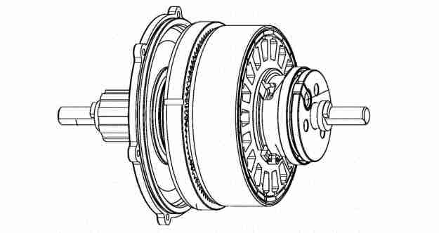 electric-vehicle-hub-motor-structure