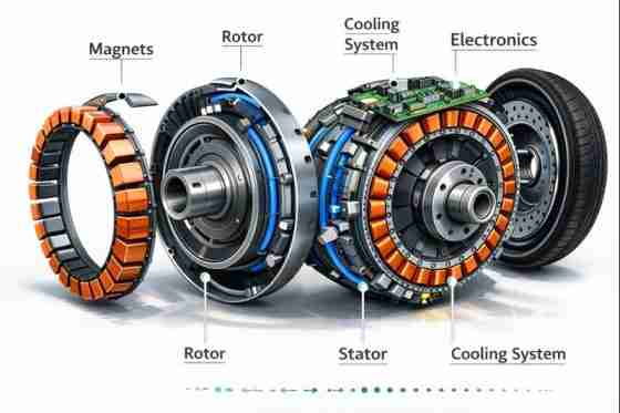 Design and Application of High Torque Wheel Hub Motor
