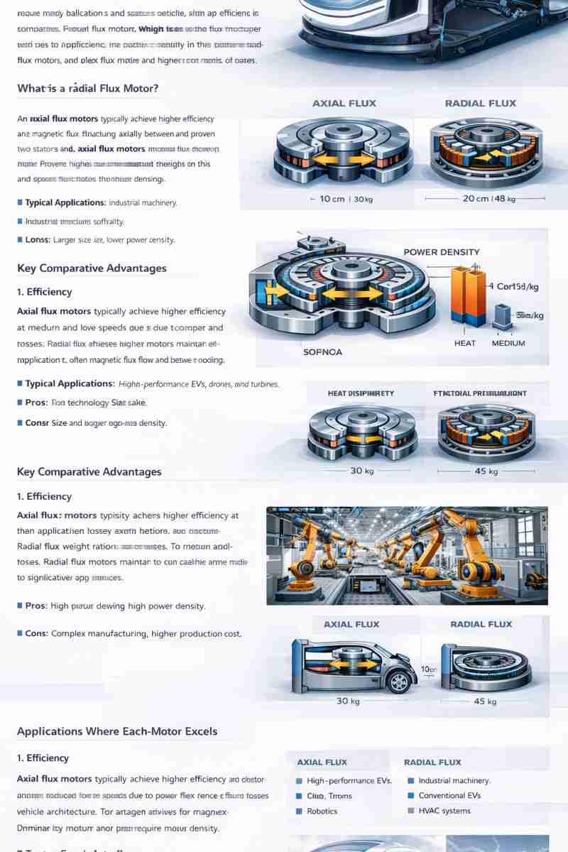 Display the structure of axial flux motor