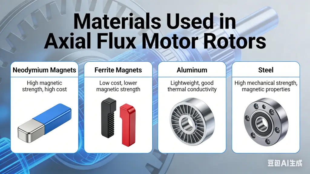 Rotor Material for Axial Flux Motors