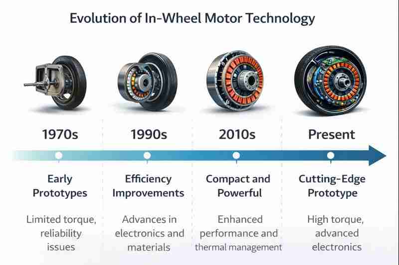 The application of wheel hub motors in automobiles and robots