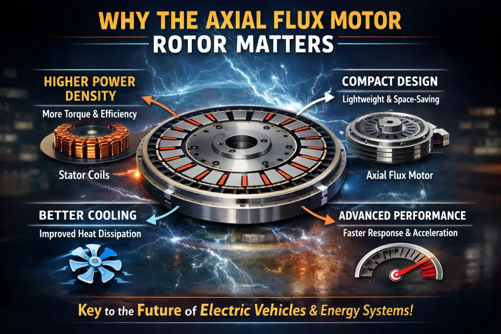 the Rotor in Axial Flux Motors
