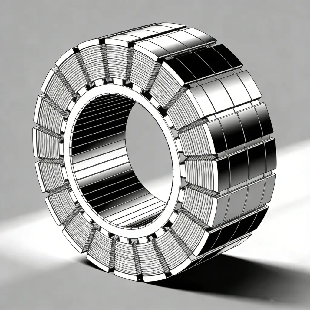 Copper Windings in Electric Motor Core Design