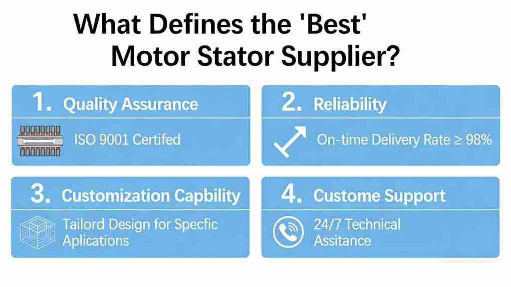 What Defines the “Best” Motor Stator Supplier