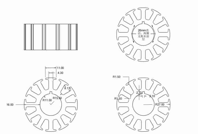 high-efficiency motor core materials