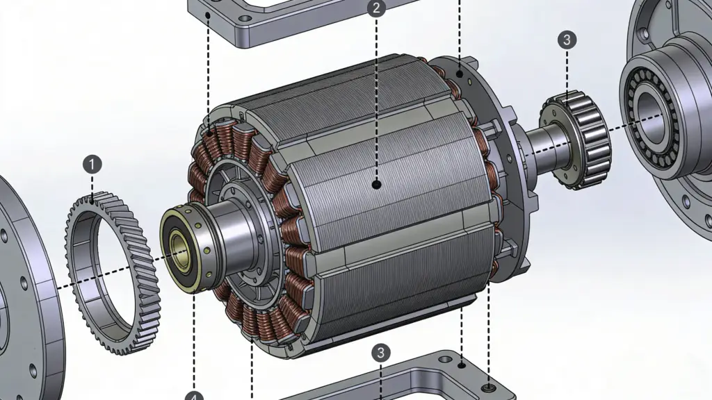 motor stator structure