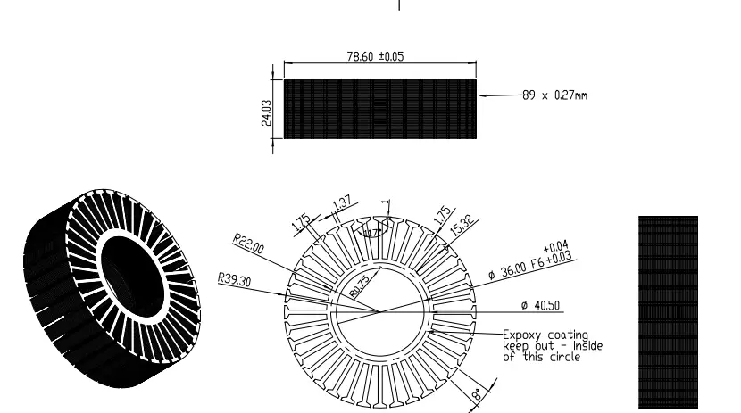 stator core material
