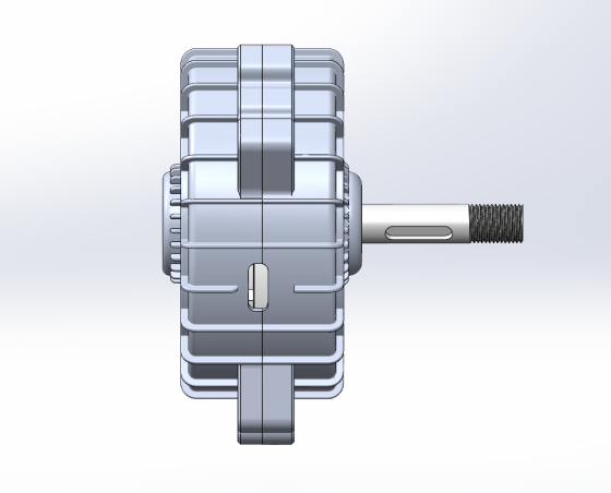 axial flux motor (singular)