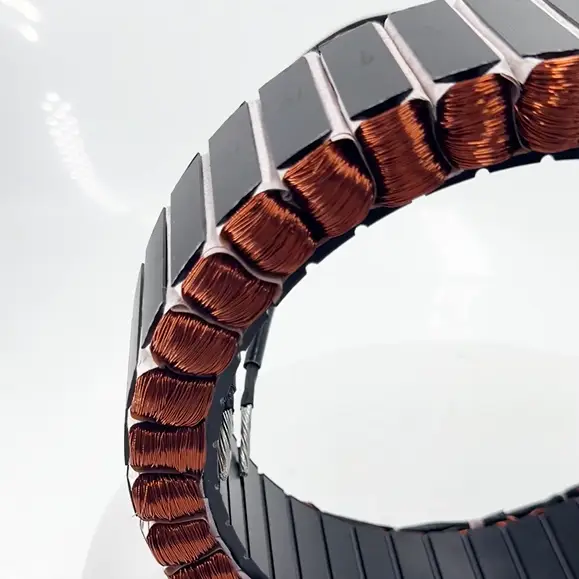 High slot fill stator core designed for higher efficiency