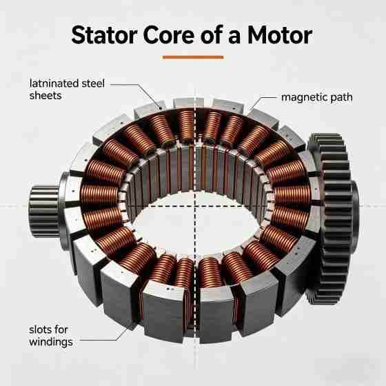 Stator Core of a Motor