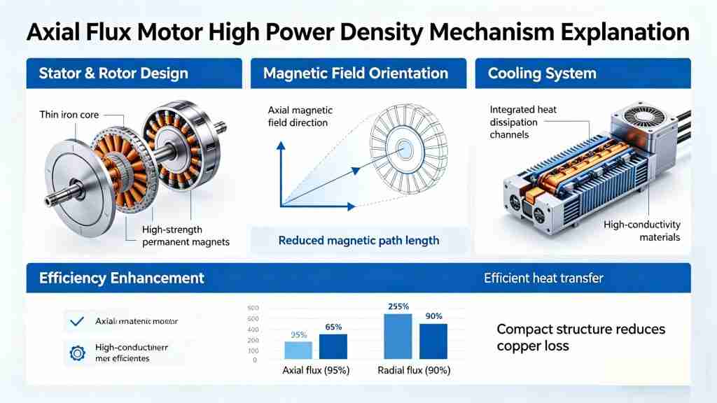 Strong permanent magnets increase magnetic flux