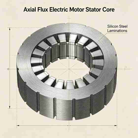 Axial Flux Electric Motors stator core Axial Flux Electric Motors stator core