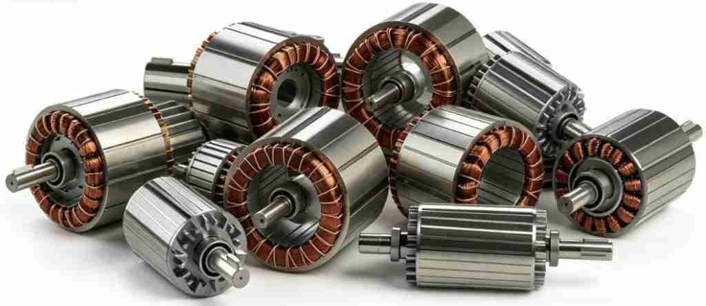 Motor rotor and stator Motor rotor and stator