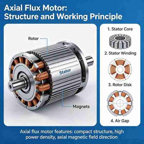 What is an axial flux motor What is an axial flux motor