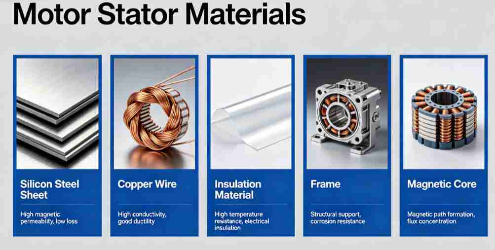 Raw Material Selection in Motor Stator Production